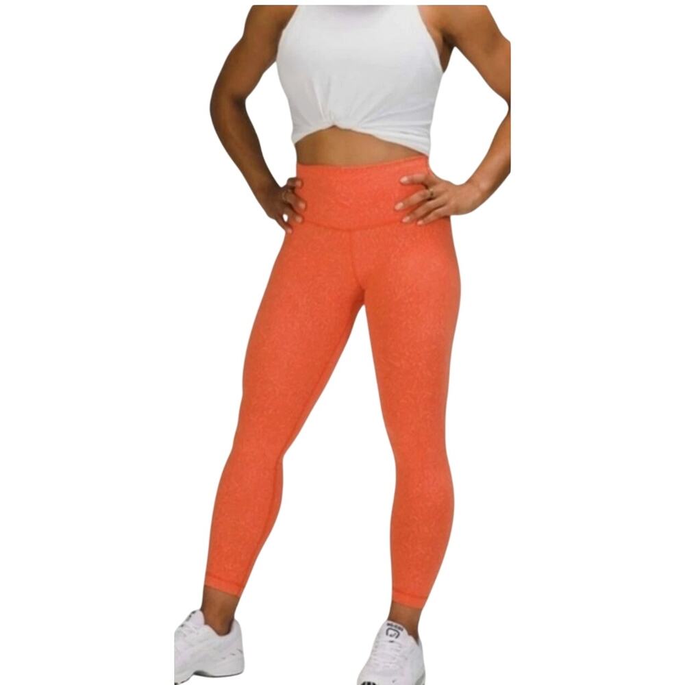 Lululemon Wunder Train 24" Legging Solar Orange Size 8